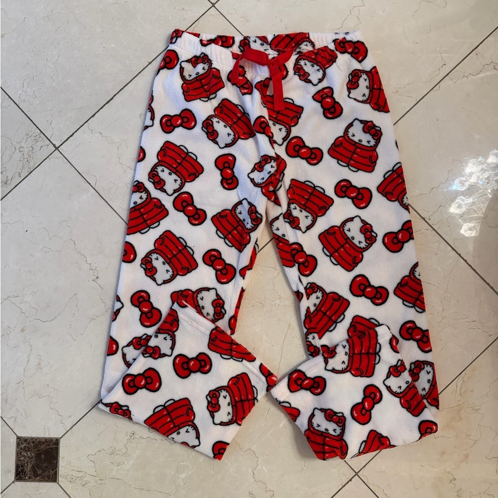 Christmas hello kitty Pj pants